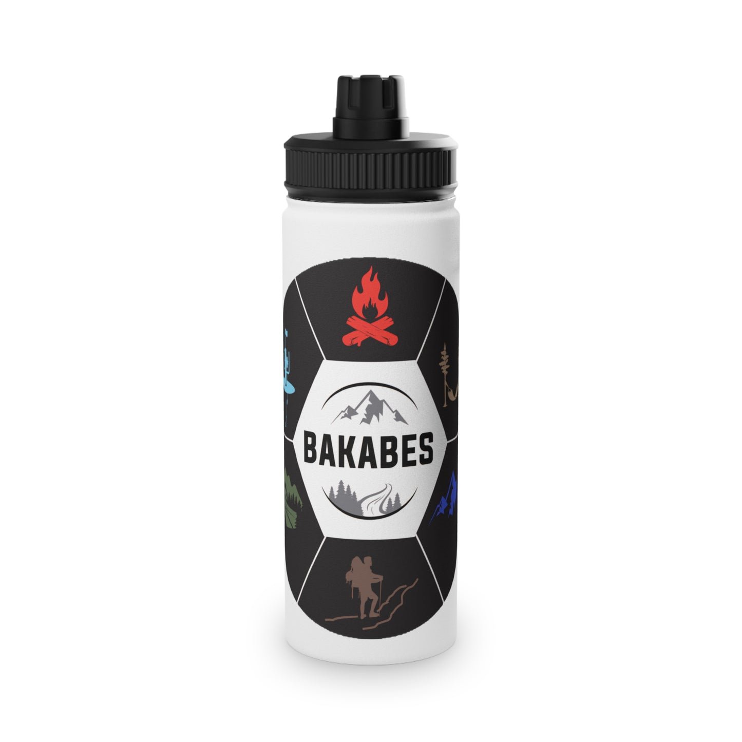 Bakabes Water Bottle Sports Lid - Be Bold Invent Your Outdoors