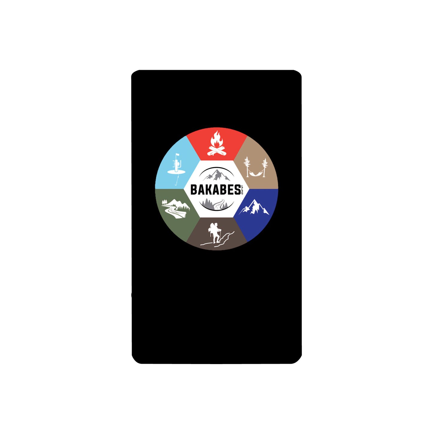 Bakabes Metal Can Holder - Great Friends, Great Family, Great Experiences Beverage Holder, 12oz
