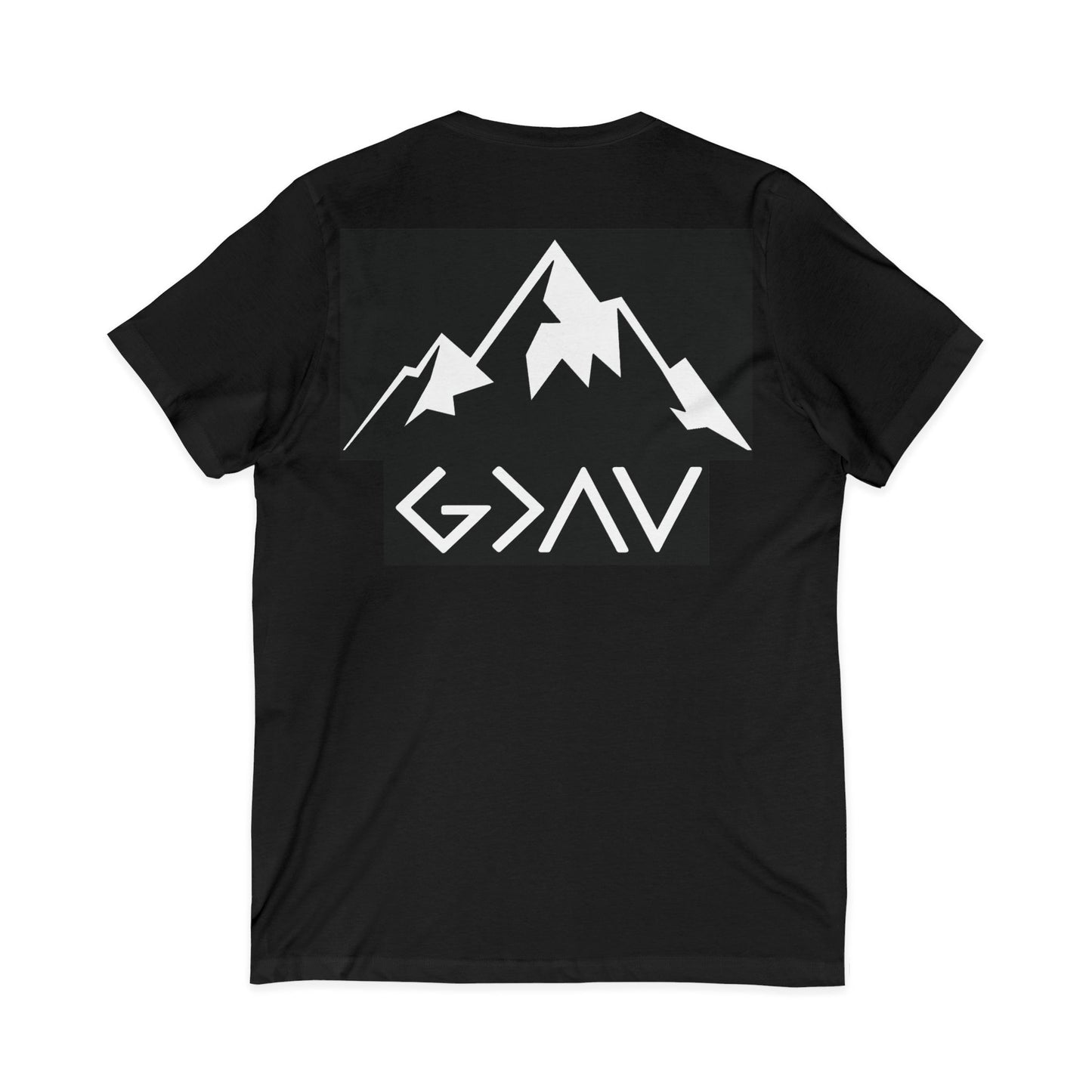 V-Neck Tee - God is Greater