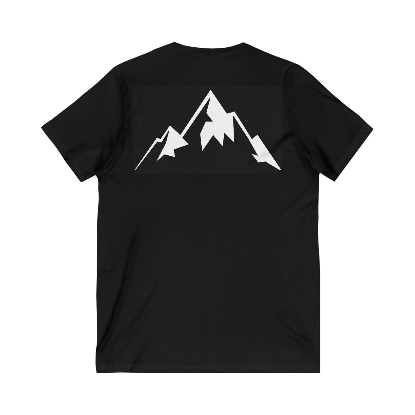 Jersey Short Sleeve V-Neck Tee - Mountains