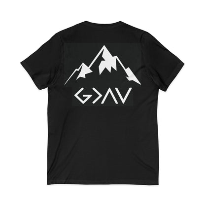 V-Neck Tee - God is Greater