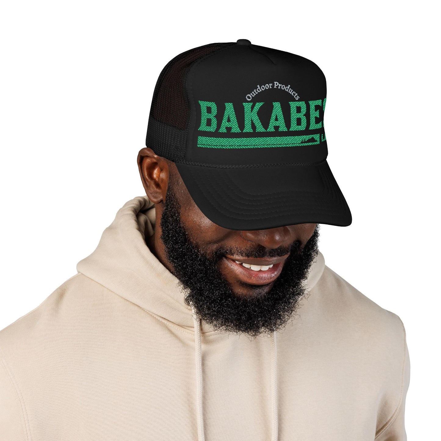 BAKABES Embroidered Foam Trucker Hat