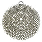 HOVhomeDEVP 316 Premium Stainless Steel Cast Iron Cleaner, Chainmail Scrubber for Cast Iron Pan Pre-Seasoned Pan Dutch Ovens Waffle Iron Pans Scraper Cast Iron Grill Scraper Skillet Scraper (7 InchR)